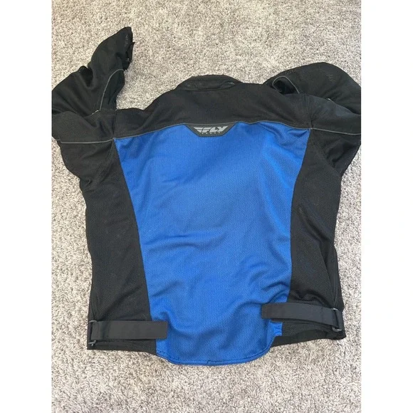 Fly Technical Riding Gear Jacket Blue 2XL - Picture 9 of 10